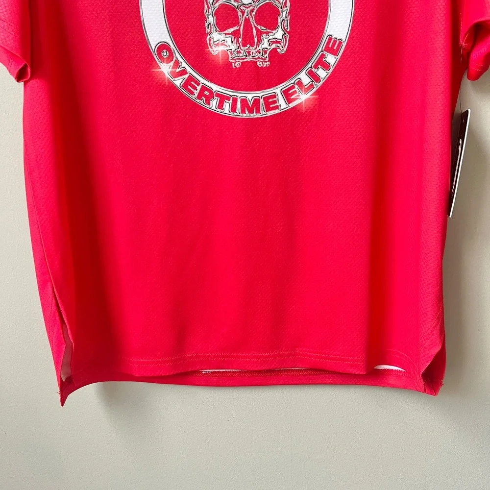 Overtime Elite City Reapers T-shirt Youth Large New NWT Red Basketball Fan Shirt